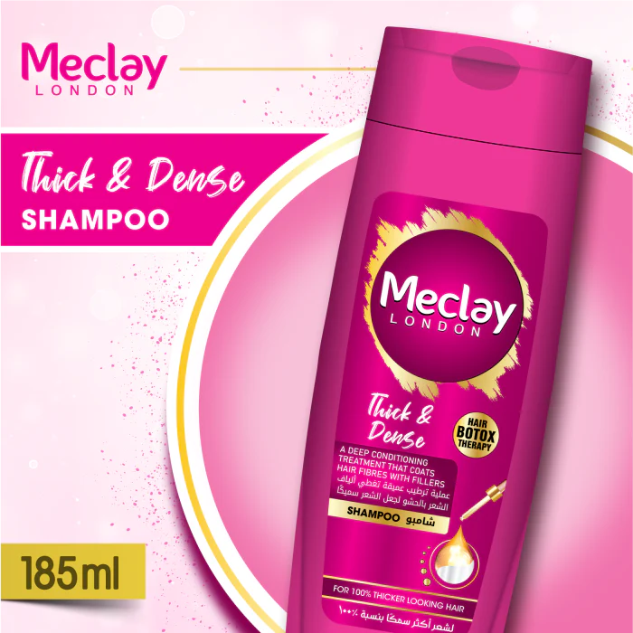 MECLAY LONDON THICK DENSE SHAMPOO 185ML