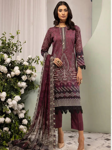 HUMA BY SHAISTA EMBROIDERED VISCOSE D-201