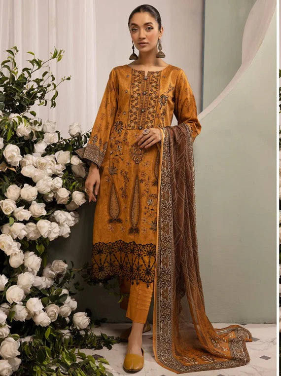 HUMA BY SHAISTA EMBROIDERED VISCOSE D-202