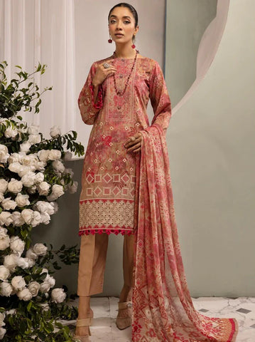 HUMA BY SHAISTA EMBROIDERED VISCOSE D-204