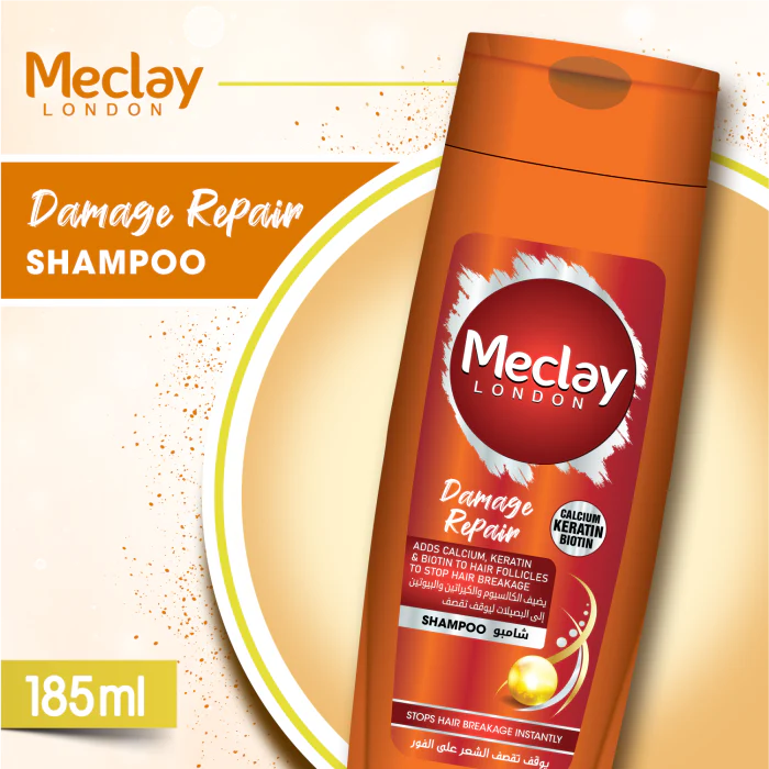 MECLAY LONDON DAMAGE REPAIR SHAMPOO 185ML