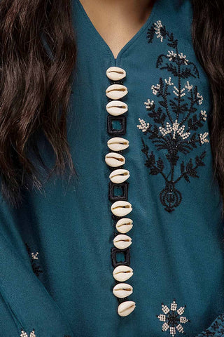 GUL AHMED -3 Piece Unstitched Embroidered Acrylic Suit with Pashmina Dupatta AP-42033