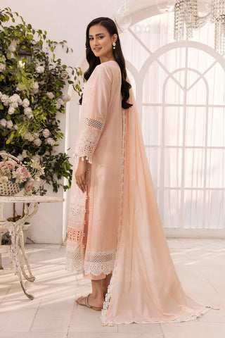 GUL AHMED-3 Piece Unstitched Schiffli Embroidered Printed Lawn Suit with Embroidered Lawn Dupatta CL-52398