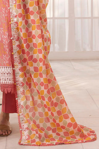 GUL AHMED -3 Piece Unstitched Embroidered Printed Lawn Suit CL-52001