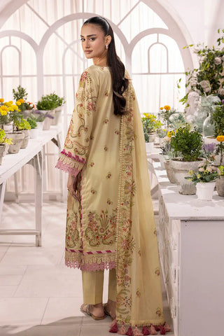 GUL AHMED -3 Piece Unstitched Printed Lawn Suit with Schiffli Lace Printed Lawn Dupatta CL-52098