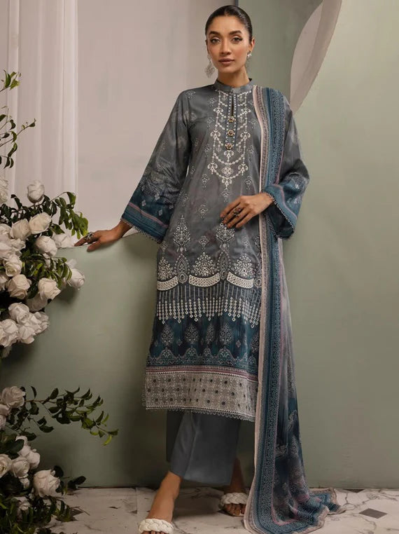 HUMA BY SHAISTA EMBROIDERED VISCOSE D-207