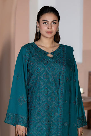 SHARJEENA KARANDI WITH CHIFFON DUPATTA KR-159