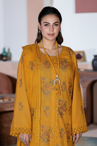 SHARJEENA KARANDI WITH CHIFFON DUPATTA KR-158