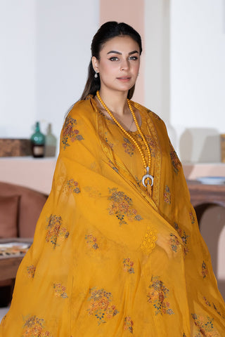 SHARJEENA KARANDI WITH CHIFFON DUPATTA KR-158