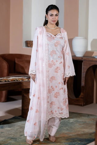SHARJEENA KARANDI WITH CHIFFON DUPATTA KR-163
