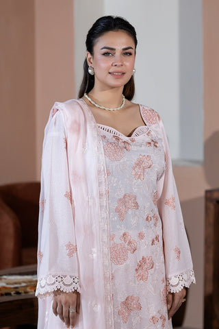 SHARJEENA KARANDI WITH CHIFFON DUPATTA KR-163