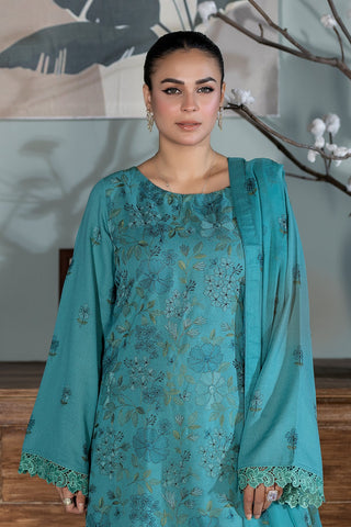 SHARJEENA KARANDI WITH CHIFFON DUPATTA KR-164
