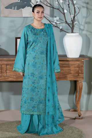 SHARJEENA KARANDI WITH CHIFFON DUPATTA KR-164