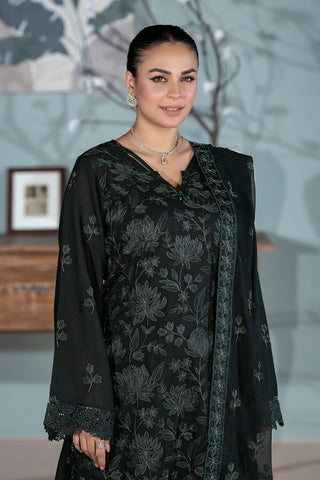SHARJEENA KARANDI WITH CHIFFON DUPATTA KR-165