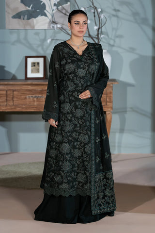 SHARJEENA KARANDI WITH CHIFFON DUPATTA KR-165