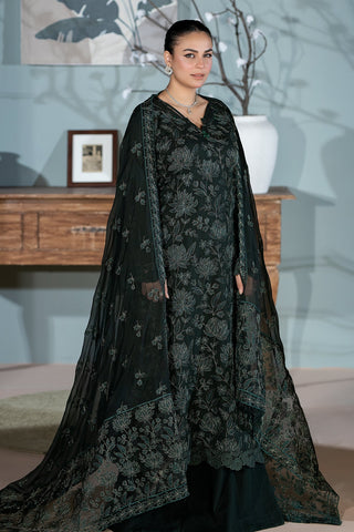 SHARJEENA KARANDI WITH CHIFFON DUPATTA KR-165
