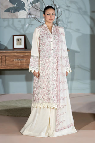 SHARJEENA KARANDI WITH CHIFFON DUPATTA KR-166