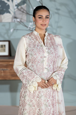 SHARJEENA KARANDI WITH CHIFFON DUPATTA KR-166