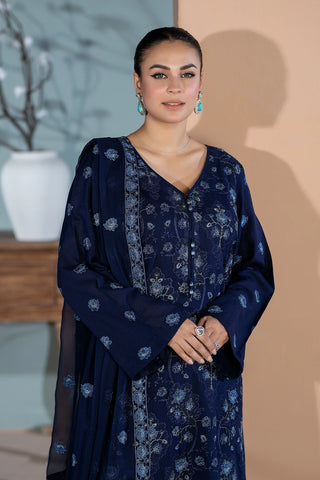 SHARJEENA KARANDI WITH CHIFFON DUPATTA KR-167