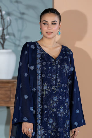 SHARJEENA KARANDI WITH CHIFFON DUPATTA KR-167