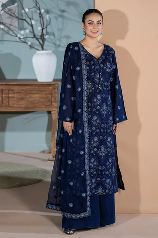SHARJEENA KARANDI WITH CHIFFON DUPATTA KR-167
