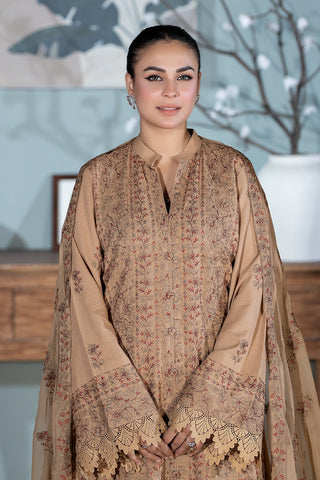 SHARJEENA KARANDI WITH CHIFFON DUPATTA KR-169
