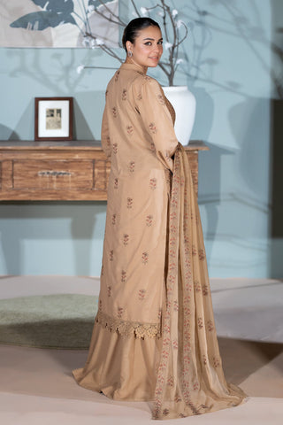 SHARJEENA KARANDI WITH CHIFFON DUPATTA KR-169