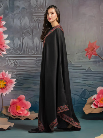 EDENROBE-Pashmina Jacquard Zari Shawl - EWMS5-039