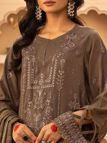 SHAISTA PEACH EMBROIDERED COLLECTION D-800