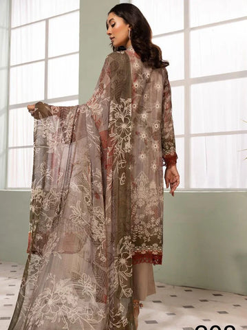 HUMA BY SHAISTA EMBROIDERED VISCOSE D-208