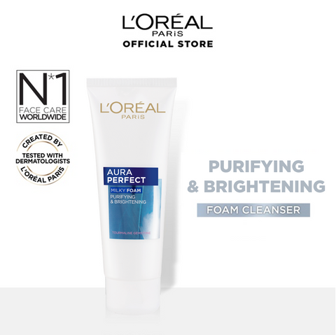 LOREAL PARIS AURA PERFECT MILKY FOAM 100ML