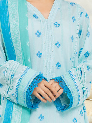 EDENROBE-Women Aqua Unstitched-30047-3P
