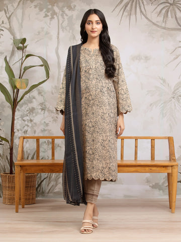 EDENROBE-M2-186-Women's Beige Unstitched
