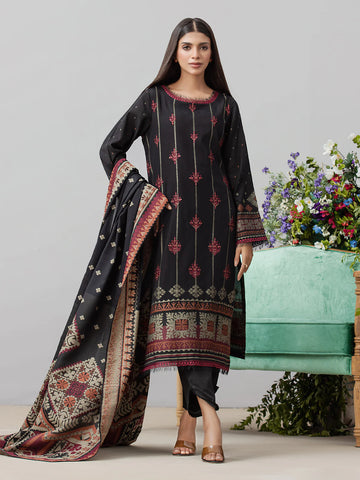EDENROBE-26730-Women's Black Unstitched