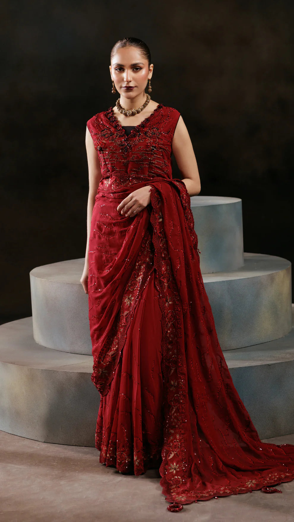 ZEBTAN ZN-10 VOL.22 BLACK SAREE