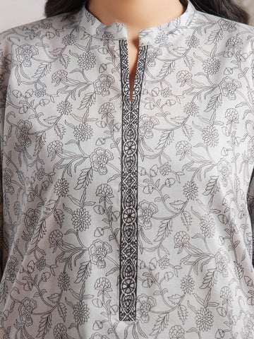 EDENROBE-29593-Unstitched Grey Printed Khaddar 3 Piece