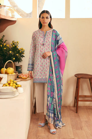 SAHAR SALENE UNSTICHED PRINTED LAWN 3 PIECE-CL-V1-S25-03