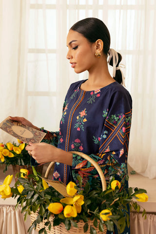 SAHAR SALENE UNSTICHED PRINTED LAWN 2 PIECE-TL-V1-S25-03
