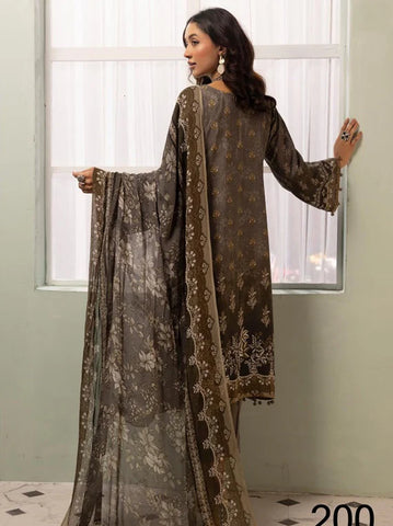 HUMA BY SHAISTA EMBROIDERED VISCOSE D-200