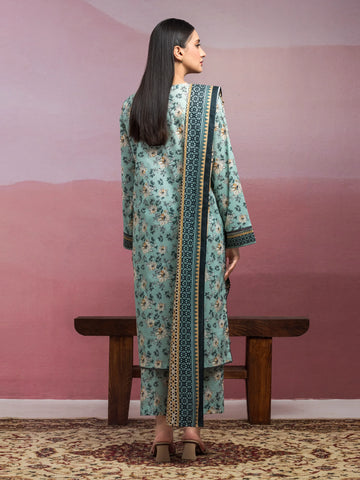 EDENROBE-35071-Unstitched Mist Green Printed Lawn 3 Piece