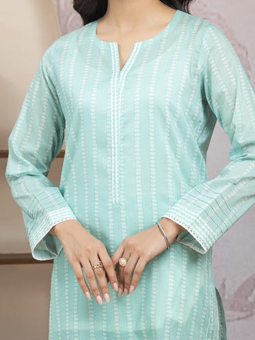 EDENROBE-35213-Unstitched Ice Green Printed Lawn 3 Piece
