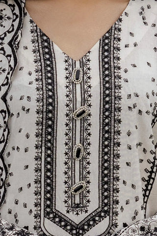 GUL AHEMD -3 Piece Unstitched Embroidered Acrylic Suit with Embroidered Acrylic Dupatta AP-42006