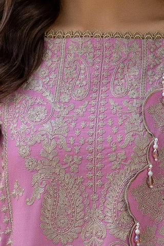 GUL AHMED -3 Piece Unstitched Embroidered Acrylic Suit with Embroidered Acrylic Dupatta AP-42008
