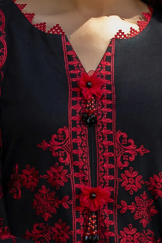GUL AHMED -3 Piece Unstitched Embroidered Acrylic Suit with Embroidered Acrylic Dupatta AP-42013