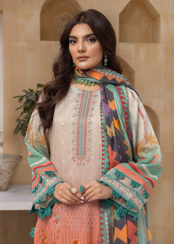 HUSN-E-JAHAN DIGITAL PRIN LAWN EMBROIDERED D-416