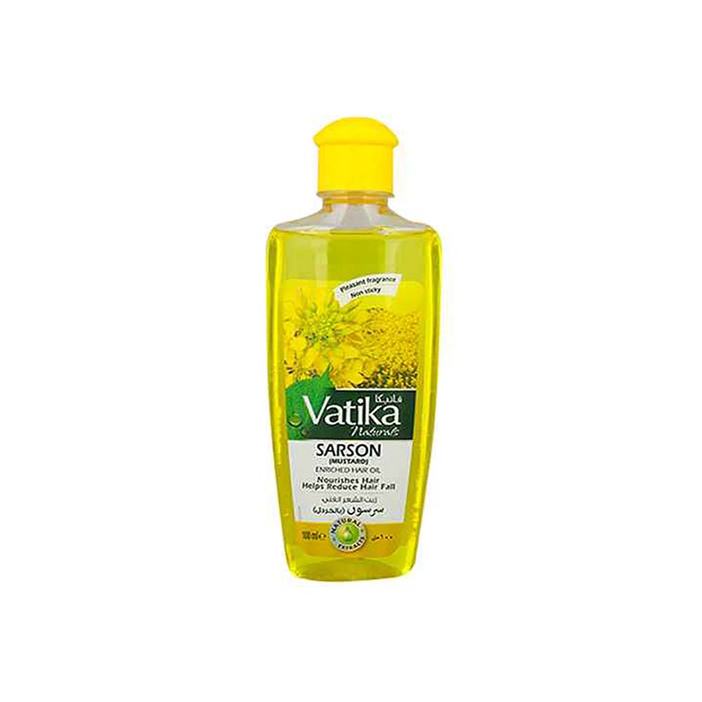 VATIKA SARSON MUSTARD  ENRICHED HAIR OIL 100ML