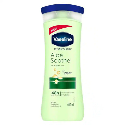VASLINE ALOE SOOTHE WITH PURE ALOE LOTION  400ML