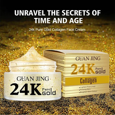 GUANING 24K PURE GOLD COLLAGEN FACE CRAEM 50ML