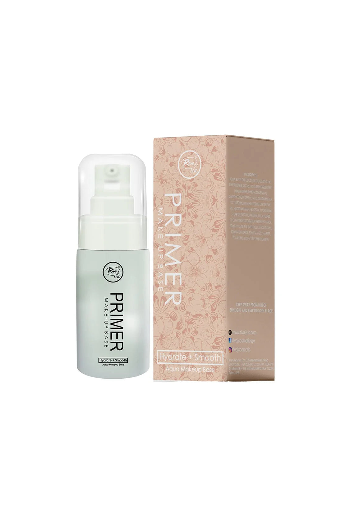 RIVAJ PRIMER MAKEUP BASE HYDRATE + SMOOTH 150ML