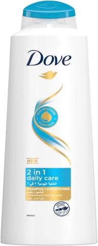 DOVE NEW NOVEAU 2 IN 1 DAILY CARE SOIN QUOTIDIEN SHAMPOO 200ML